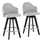 Ahoy - Contemporary Fixed Height Counter Stool With Round Footrest (Set of 2) - Furniture Home Direct