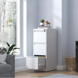 Steel Drawer Vertical File Cabinet With Lock For A4 Legal / Letter Size - Furniture Home Direct