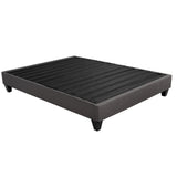 14" Upholstered Platform Bed Base, Mattress Foundation - Furniture Home Direct