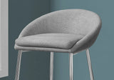Bar Stool, Bar Height, Contemporary & Modern (Set of 2) - Gray - Furniture Home Direct
