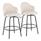 Ahoy - Contemporary Fixed Height Counter Stool (Set of 2) - Furniture Home Direct