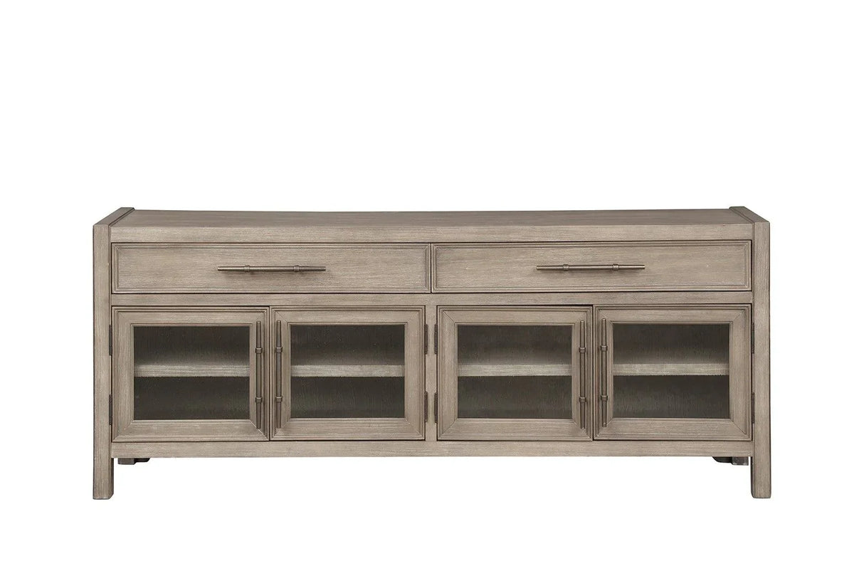 Cypress Lane - TV Stand Console - White Oak - Furniture Home Direct