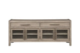Cypress Lane - TV Stand Console - White Oak - Furniture Home Direct