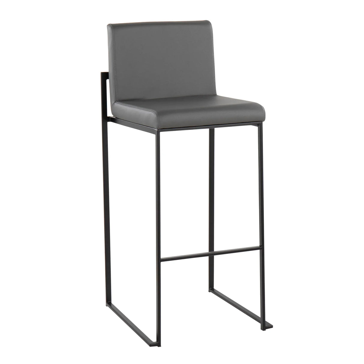 Fuji - Contemporary High Back Barstool Elegant Design - Furniture Home Direct