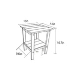 Lounge Chair with Side Table - Furniture Home Direct