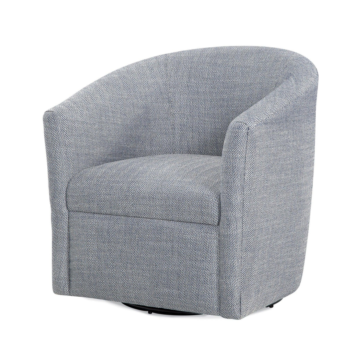 Lainey - Swivel Barrel Chair With 360 Degree Rotation - Furniture Home Direct