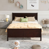 Platform Bed Frame Mattress Foundation Sleigh Bed With Headboard / Footboard / Wood Slat Suppor - Furniture Home Direct