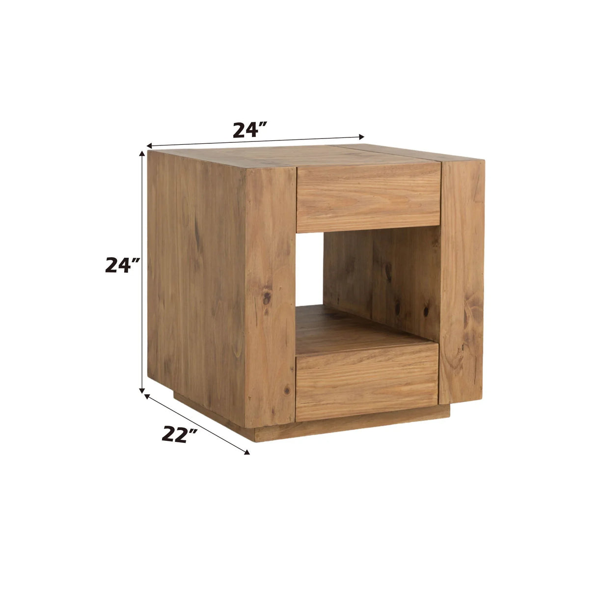 Harlan - End Table - Oak - Furniture Home Direct