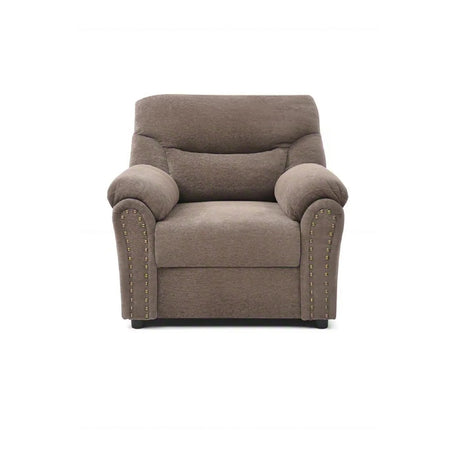 Hamilton - Chair With Hand Applied Nailhead Trim And Pillow Top Arm Cushions - Furniture Home Direct