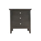 Hammond - 3 Drawer Nightstand - Furniture Home Direct