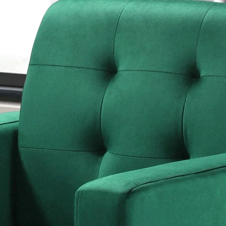 Hale - Velvet Accent Armchair With Tufting - Furniture Home Direct