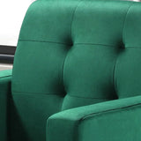 Hale - Velvet Accent Armchair With Tufting - Furniture Home Direct