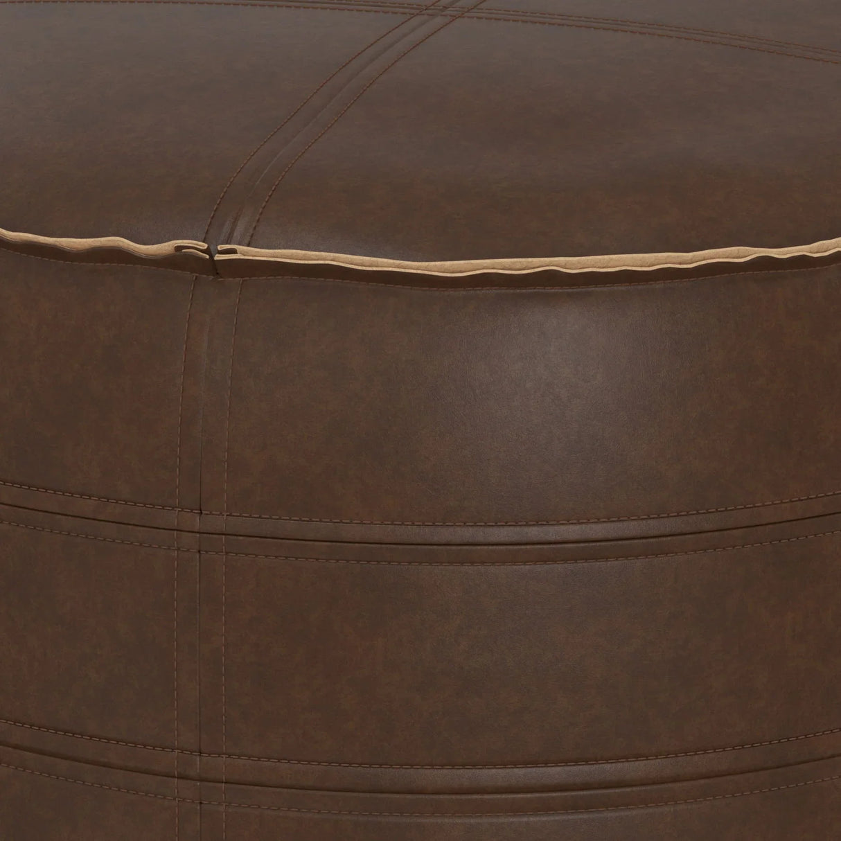 Brody - Round Pouf - Furniture Home Direct