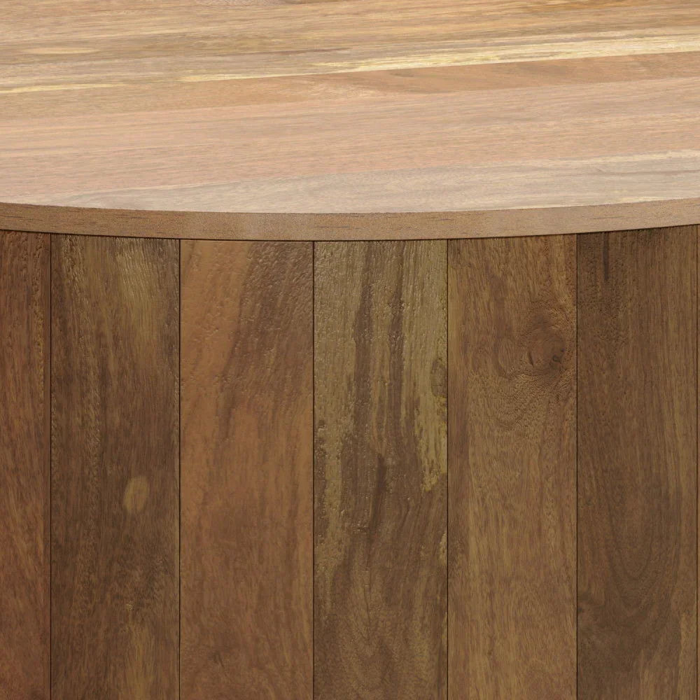 Millbury - Drum Coffee Table - Natural - Furniture Home Direct