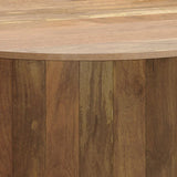 Millbury - Drum Coffee Table - Natural - Furniture Home Direct