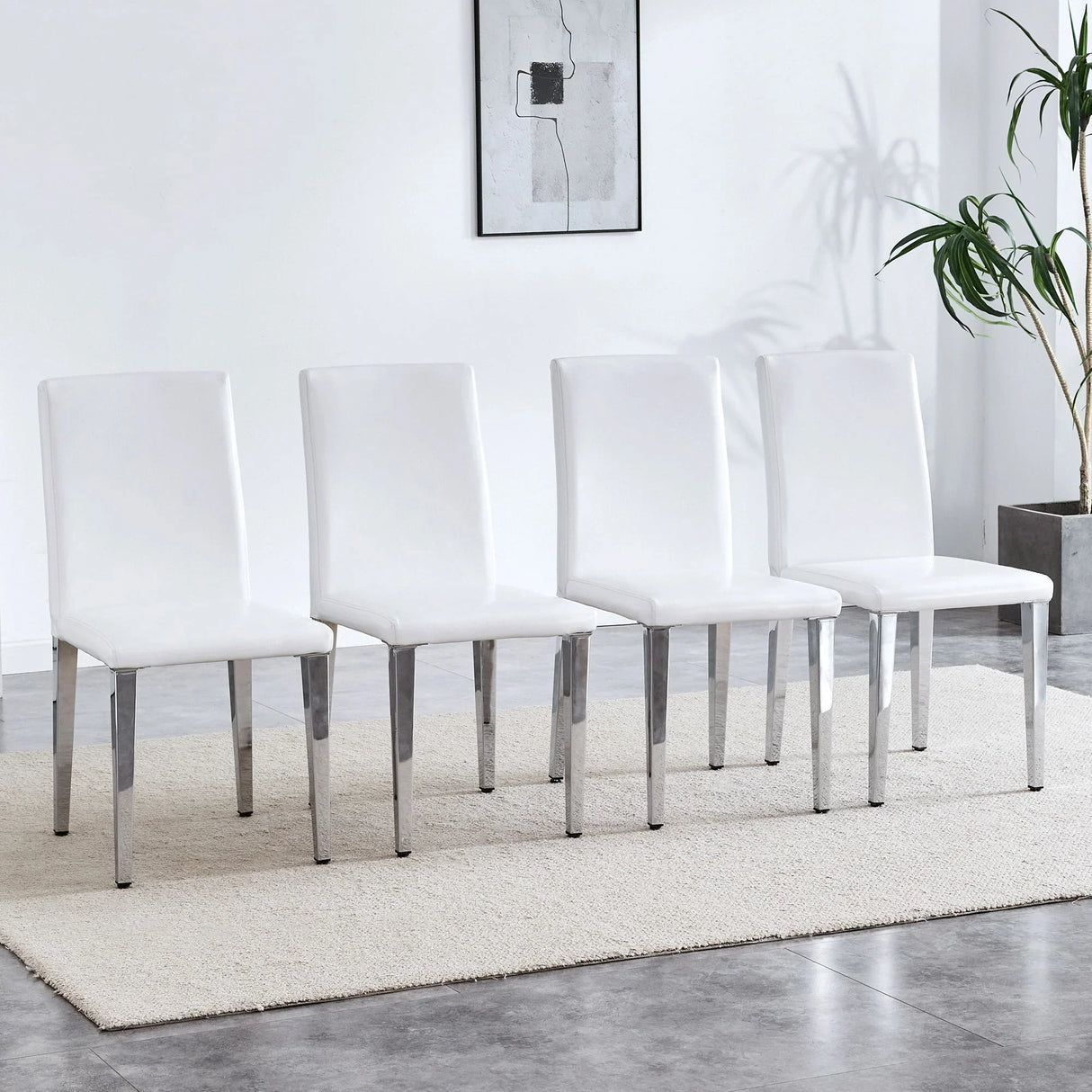 Elegant Upholstered Chairs & Metal Legs - Furniture Home Direct