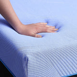 Refresh - 12" Queen Size Flex Head Memory Foam Hybrid Mattress And Adjustable Base Bundle - Blue