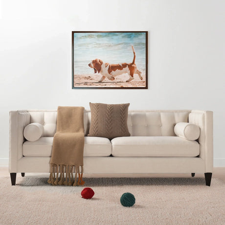 Jack - Modern Tuxedo Tufted Sofa - Furniture Home Direct