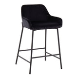 Daniella - Industrial Fixed Height Counter Stool (Set of 2) - Furniture Home Direct