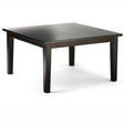 Eastwood - Square Dining Table - Java Brown - Furniture Home Direct