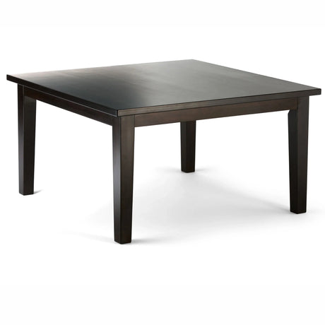 Eastwood - Square Dining Table - Java Brown - Furniture Home Direct
