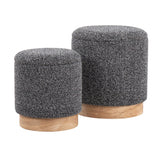 Marla - Contemporary, Nesting Ottoman Set - Furniture Home Direct