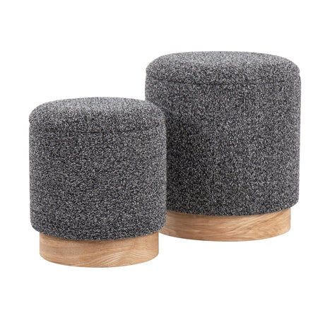 Marla - Contemporary, Nesting Ottoman Set - Furniture Home Direct