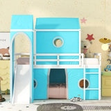Loft Bed With Slide Tent And Tower - Furniture Home Direct