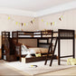 Solid L Shaped Bunk Bed With 3 Drawers, Ladder And Staircase - Furniture Home Direct