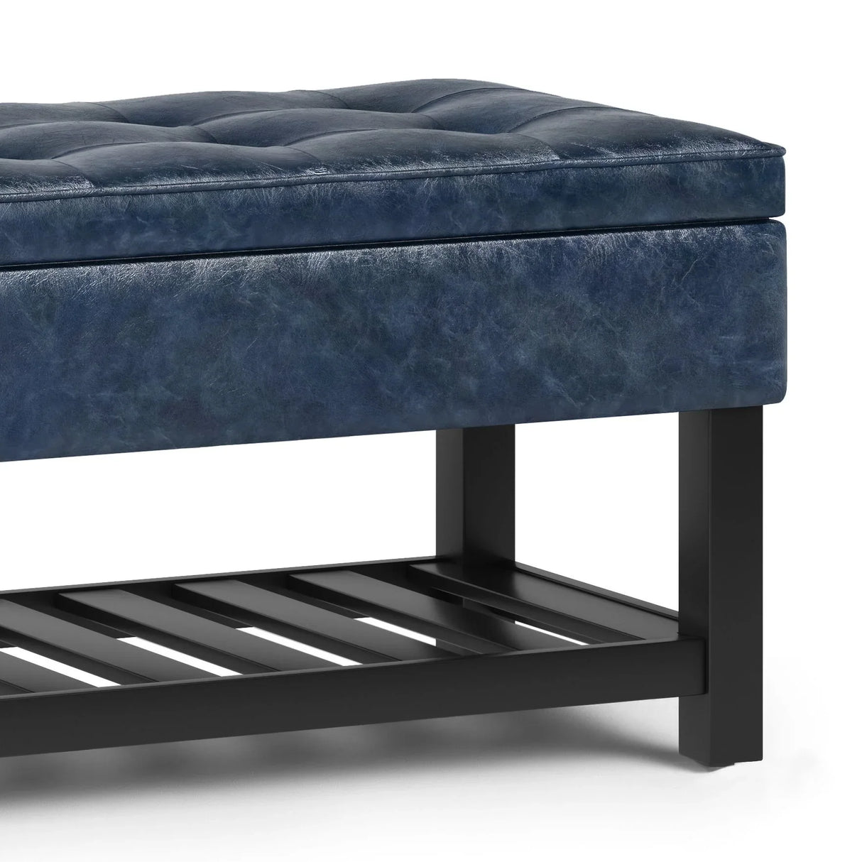 Cosmopolitan - Storage Ottoman Bench With Open Bottom - Furniture Home Direct