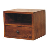 Solis - 1 Drawer Wall Mounted Nightstand - Furniture Home Direct