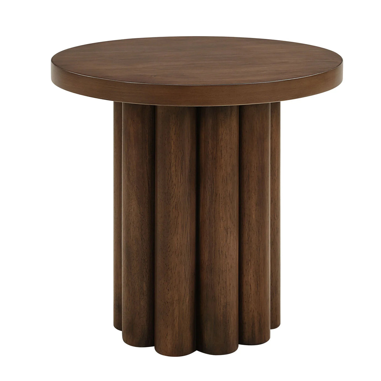 Loanna - Wooden Color End Table - Brown - Furniture Home Direct