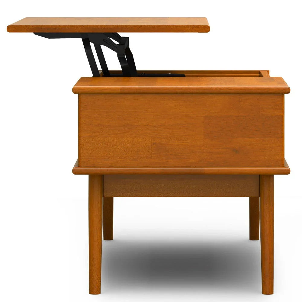 Draper - Lift Top Coffee Table - Teak - Furniture Home Direct