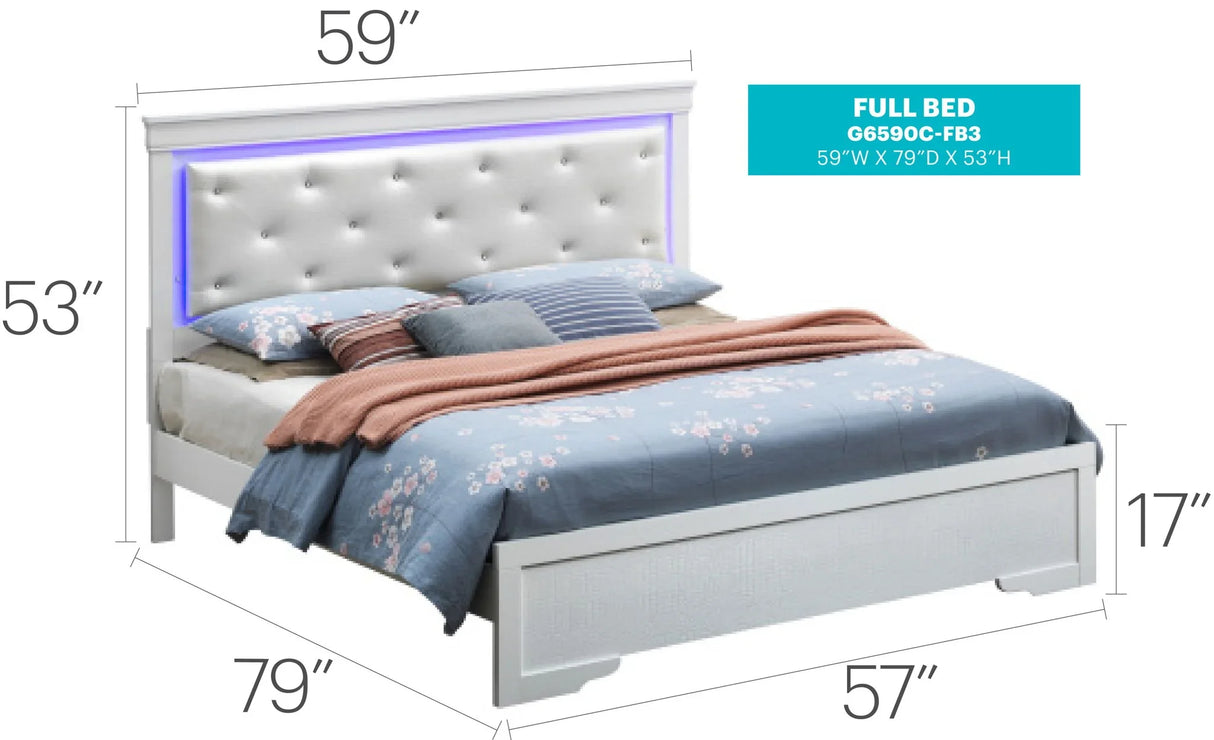 LED Elegant Bed - Furniture Home Direct