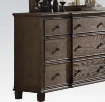 Baudouin - Weathered Dresser - Oak - Furniture Home Direct