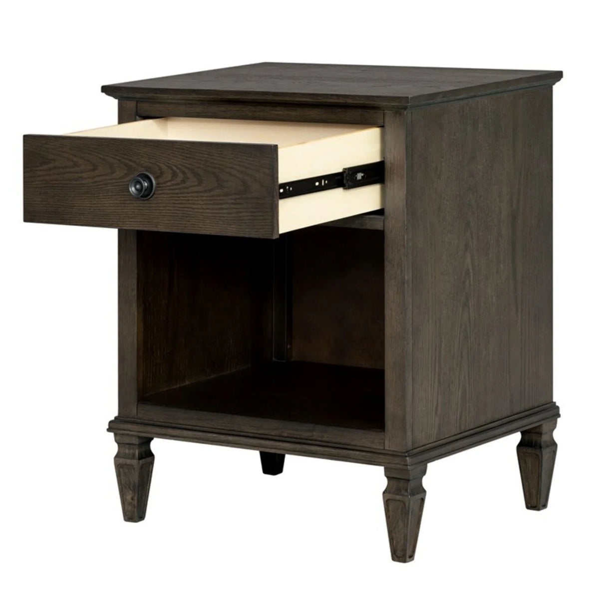 Victoria - Nightstand With Open Storage - Furniture Home Direct