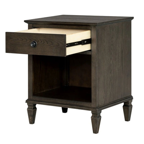 Victoria - Nightstand With Open Storage - Furniture Home Direct