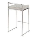 Fuji - Contemporary Elegant Stackable Counter Stool Set - Furniture Home Direct