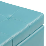 Cosmopolitan - Upholstered Storage Ottoman - Furniture Home Direct