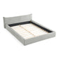 Modern Upholstered Bed Frame With Curved Headboard - Furniture Home Direct