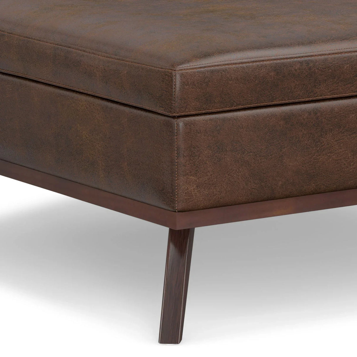 Owen - Multifunctional Square Coffee Table Storage Ottoman - Furniture Home Direct