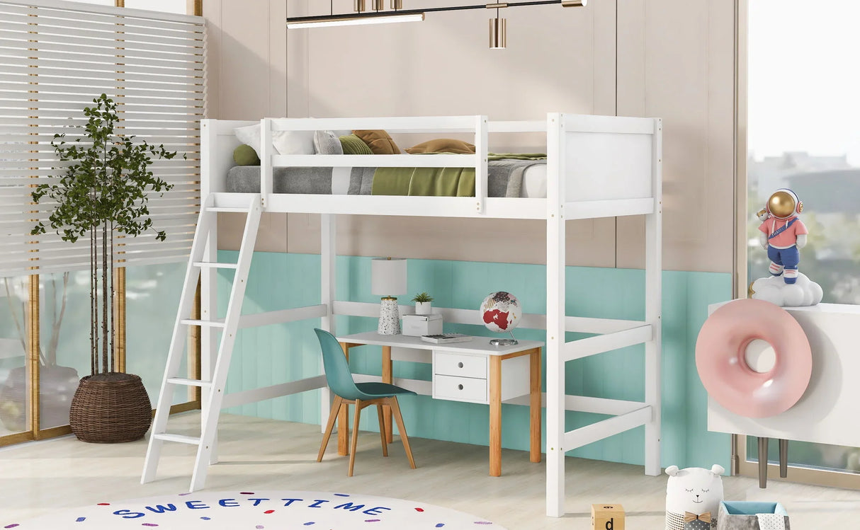 Loft Bed With Ladder - Furniture Home Direct