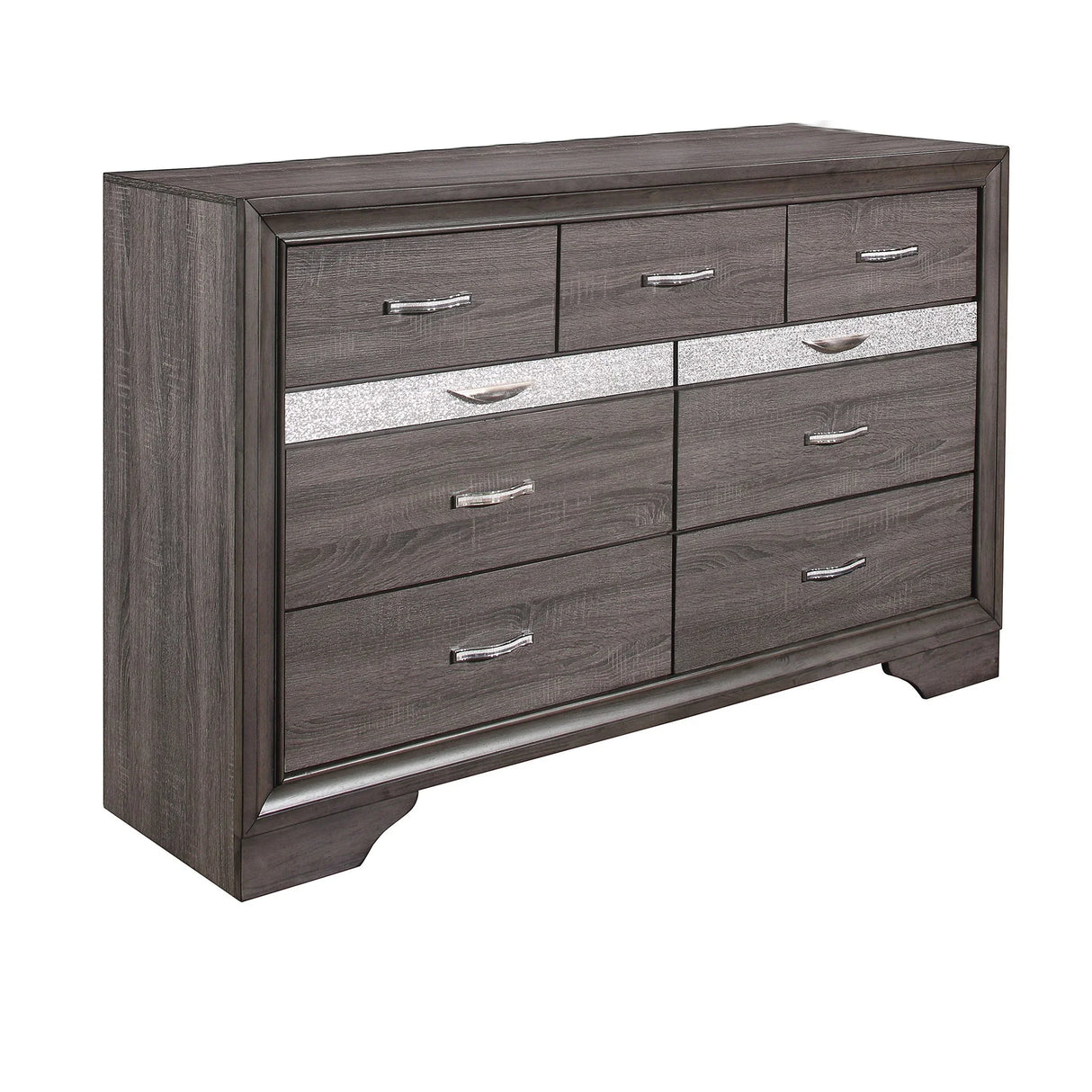 Ryder - Sparkle Dresser - Gray - Furniture Home Direct
