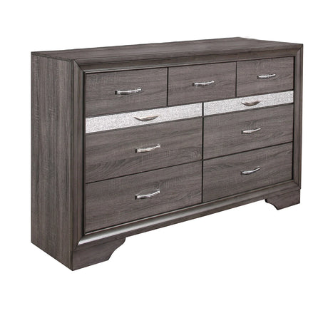 Ryder - Sparkle Dresser - Gray - Furniture Home Direct