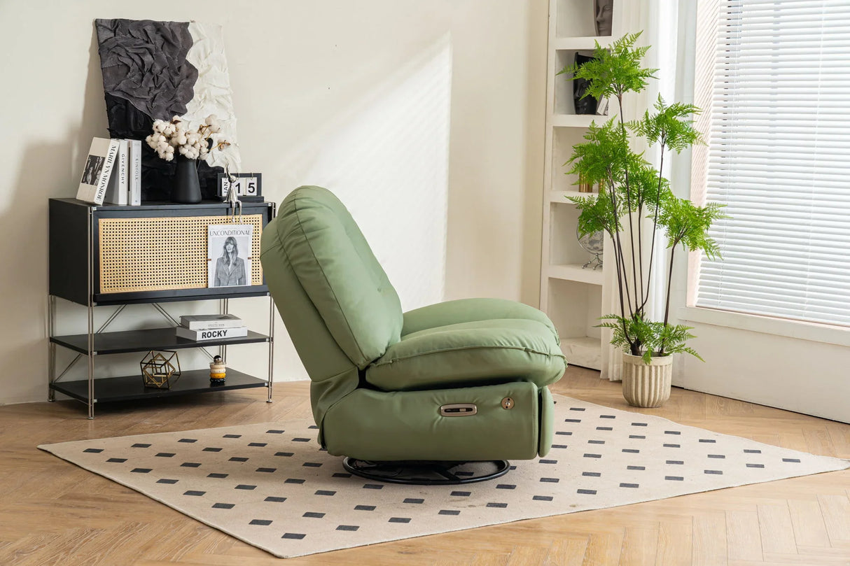 Power Recliner Swivel Glider USB Charger With Bluetooth Music Player, Sleep, Working, Game And Leisure - Furniture Home Direct