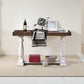 Farmhouse Retro Design Pedestal Sofa Tabe - Furniture Home Direct