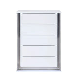 Moon - Smooth Chest With LED - White - Furniture Home Direct