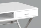 Computer Desk For Home Office, Laptop, Storage Drawers, Glossy Contemporary & Modern - Furniture Home Direct