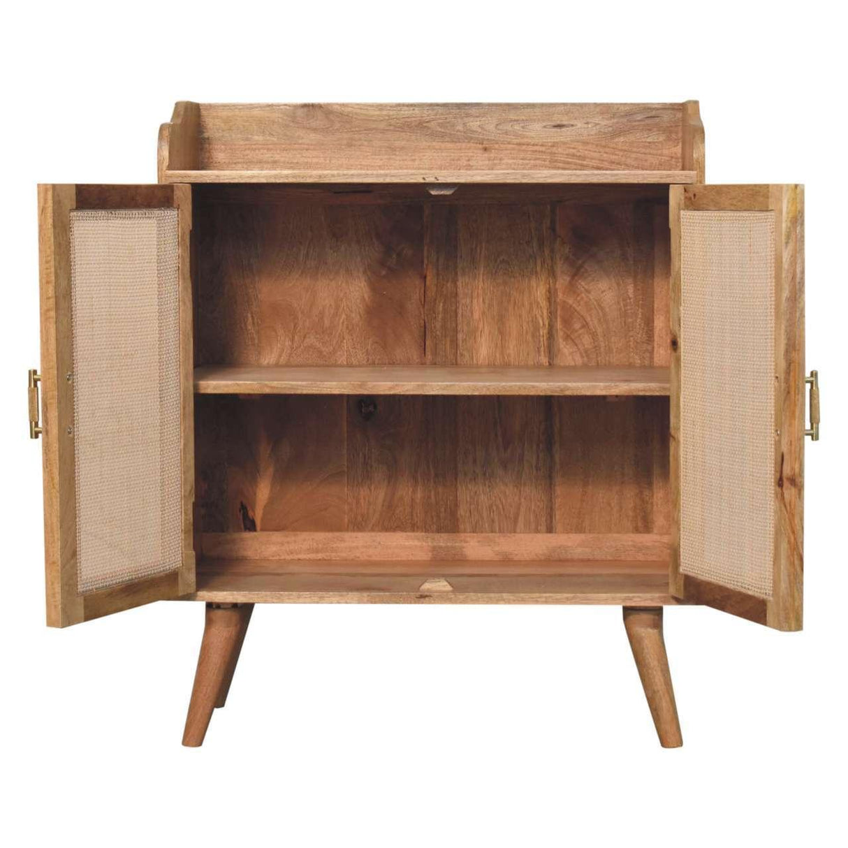Larissa - T Bar Raised Cabinet - Brown - Furniture Home Direct