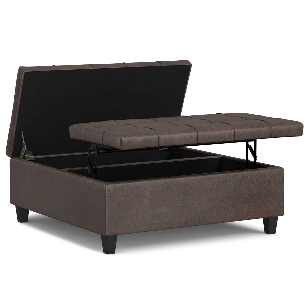 Harrison - Large Coffee Table Storage Ottoman - Furniture Home Direct